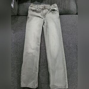 Cat & Jack Gray Straight-Leg Jeans